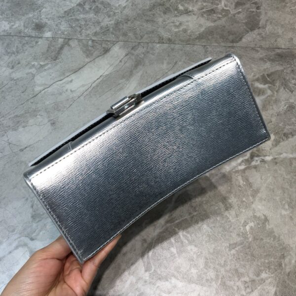 Balenciaga Hourglass Small Handbag In Grey, For Women, Women's Bags 9in/23cm