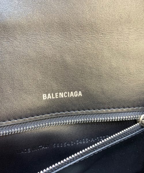 Balenciaga Hourglass Small Handbag In Grey, For Women, Women's Bags 9in/23cm