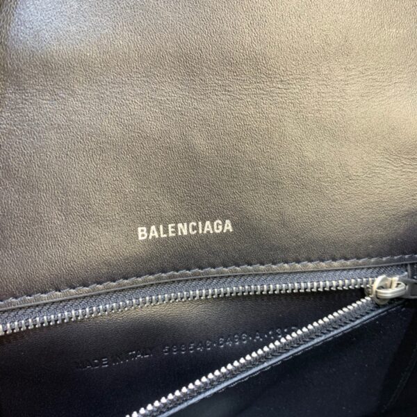 Balenciaga Hourglass Small Handbag In Grey, For Women, Women's Bags 9in/23cm
