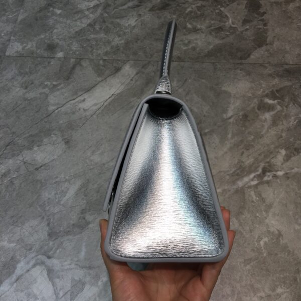 Balenciaga Hourglass Small Handbag In Grey, For Women, Women's Bags 9in/23cm
