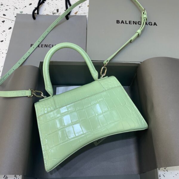 Balenciaga Hourglass Small Handbag In Light Green, For Women, Women's Bags 9in/23cm