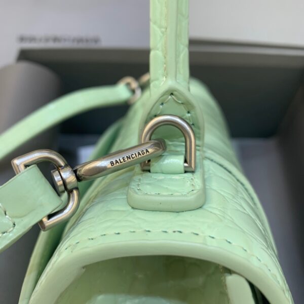 Balenciaga Hourglass Small Handbag In Light Green, For Women, Women's Bags 9in/23cm