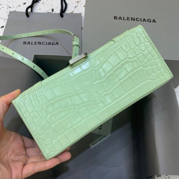 Balenciaga Hourglass Small Handbag In Light Green, For Women, Women's Bags 9in/23cm