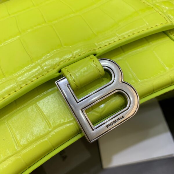 Balenciaga Hourglass Small Handbag In Light Green, For Women, Women's Bags 9in/23cm