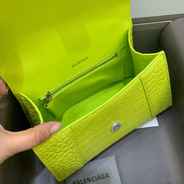 Balenciaga Hourglass Small Handbag In Light Green, For Women, Women's Bags 9in/23cm