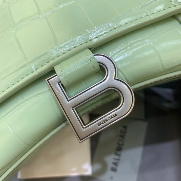 Balenciaga Hourglass Small Handbag In Light Green, For Women, Women's Bags 9in/23cm