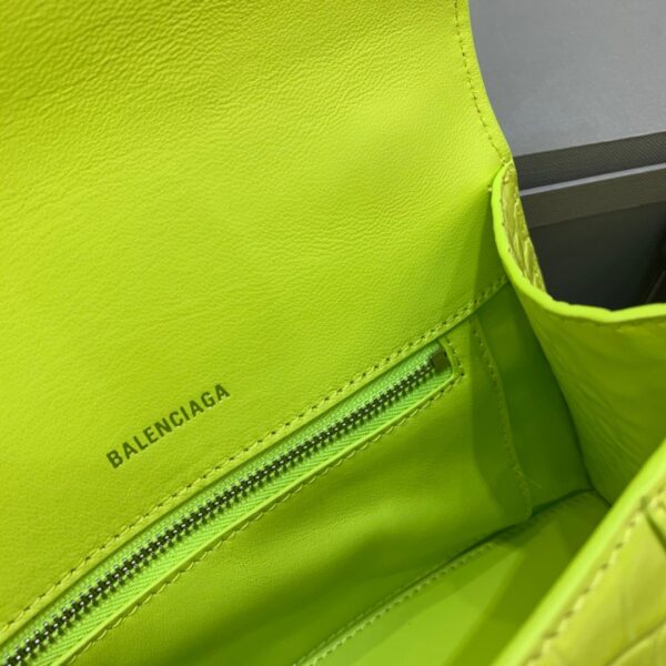 Balenciaga Hourglass Small Handbag In Light Green, For Women, Women's Bags 9in/23cm