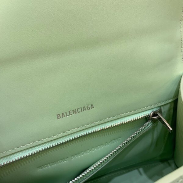 Balenciaga Hourglass Small Handbag In Light Green, For Women, Women's Bags 9in/23cm
