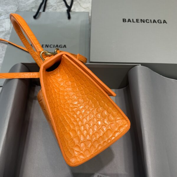 Balenciaga Hourglass Small Handbag In Orange, For Women, Women's Bags 9in/23cm