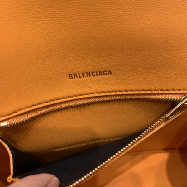 Balenciaga Hourglass Small Handbag In Orange, For Women, Women's Bags 9in/23cm