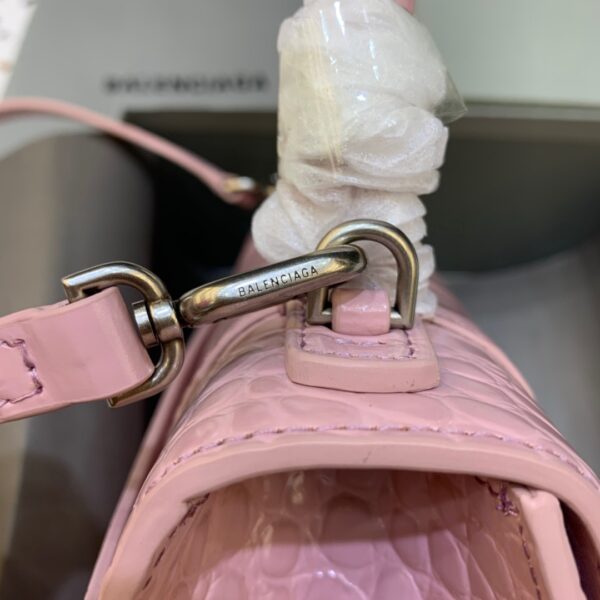 Balenciaga Hourglass Small Handbag In Pink, For Women, Women's Bags 9in/23cm 5935461LR6Y5906