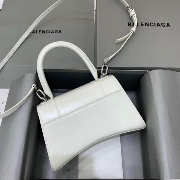 Balenciaga Hourglass Small Handbag In White, For Women, Women's Bags 9in/23cm 5928331QJ4Y9028