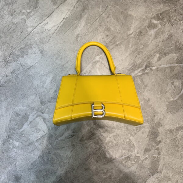 Balenciaga Hourglass Small Handbag In Yellow, For Women, Women's Bags 9in/23cm