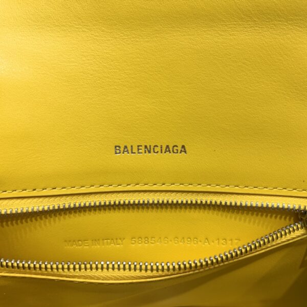 Balenciaga Hourglass Small Handbag In Yellow, For Women, Women's Bags 9in/23cm