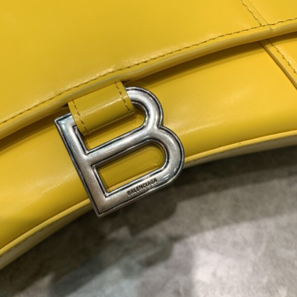 Balenciaga Hourglass Small Handbag In Yellow, For Women, Women's Bags 9in/23cm