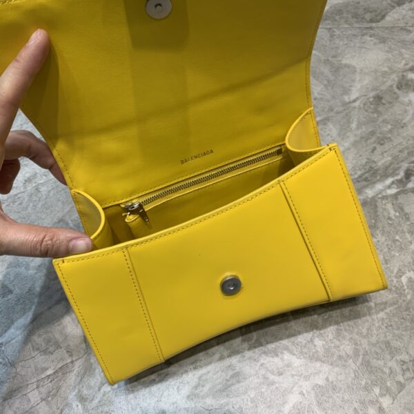 Balenciaga Hourglass Small Handbag In Yellow, For Women, Women's Bags 9in/23cm