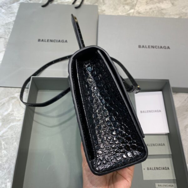 Balenciaga Hourglass Stretch Tote Bag In Black, For Women, Women's Bags 13.7in/35cm