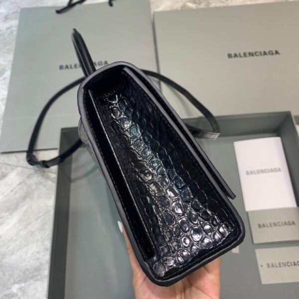 Balenciaga Hourglass Stretch Tote Bag In Black, For Women, Women's Bags 13.7in/35cm