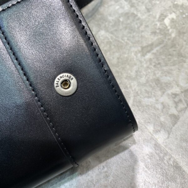 Balenciaga Hourglass Wallet Bag In Black, For Women, Women's Bags 8in/20cm