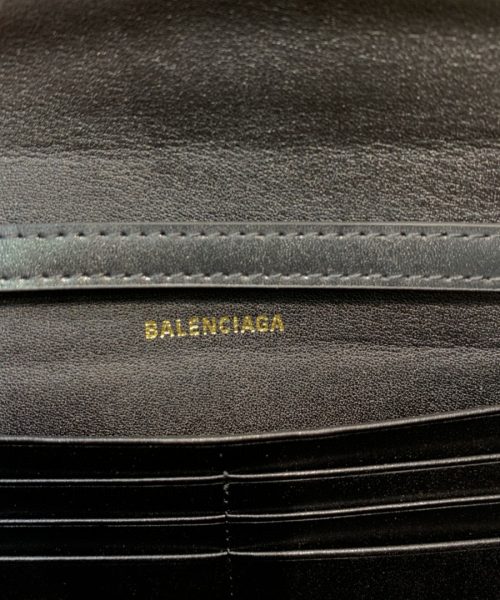 Balenciaga Hourglass Wallet Bag In Black, For Women, Women's Bags 8in/20cm