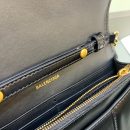 Balenciaga Hourglass Wallet On Chain in Black, For Women, Women's Bags 7.6in/19cm 6560501QJ4M1000