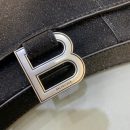Balenciaga Hourglass Wallet On Chain in Black, For Women, Women's Bags 7.6in/19cm 6560502102G1000