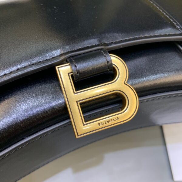 Balenciaga Hourglass Wallet On Chain in Black, For Women, Women's Bags 9in/23cm