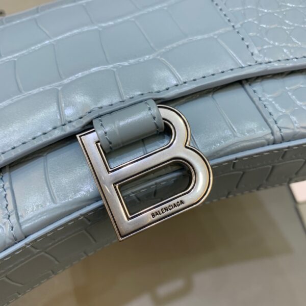 Balenciaga Hourglass Wallet On Chain in Blue, For Women, Women's Bags 7.6in/19cm
