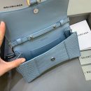 Balenciaga Hourglass Wallet On Chain in Blue, For Women, Women's Bags 9in/23cm