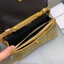 Balenciaga Hourglass Wallet On Chain in Gold, For Women, Women's Bags 7.6in/19cm 6560501S49M8005