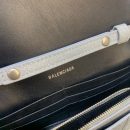 Balenciaga Hourglass Wallet On Chain in Grey, For Women, Women's Bags 7.6in/19cm 6560502102G1501