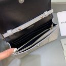 Balenciaga Hourglass Wallet On Chain in Grey, For Women, Women's Bags 7.6in/19cm 6560502102G1501