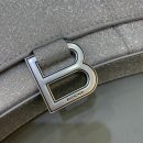 Balenciaga Hourglass Wallet On Chain in Grey, For Women, Women's Bags 7.6in/19cm 6560502102G1501