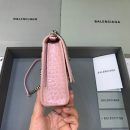 Balenciaga Hourglass Wallet On Chain in Light Pink, For Women, Women's Bags 9in/23cm