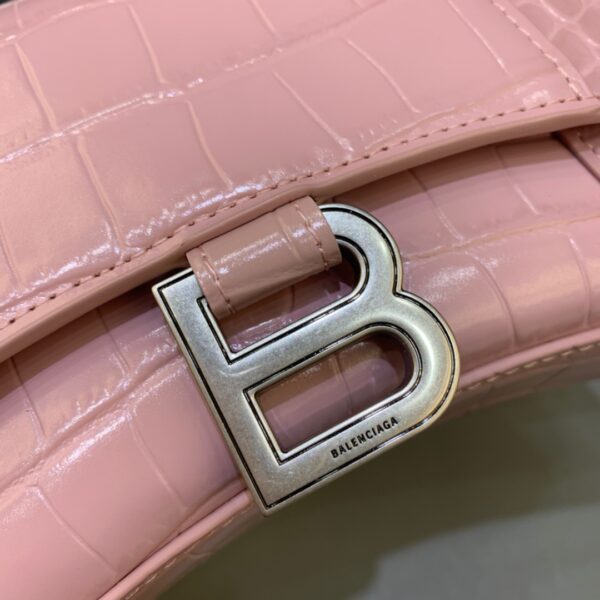 Balenciaga Hourglass Wallet On Chain in Light Pink, For Women, Women's Bags 9in/23cm
