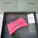 Balenciaga Hourglass Wallet On Chain in Pink, For Women, Women's Bags 9in/23cm