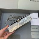 Balenciaga Hourglass Wallet On Chain in Sliver, For Women, Women's Bags 7.6in/19cm 6560501S4CY8110