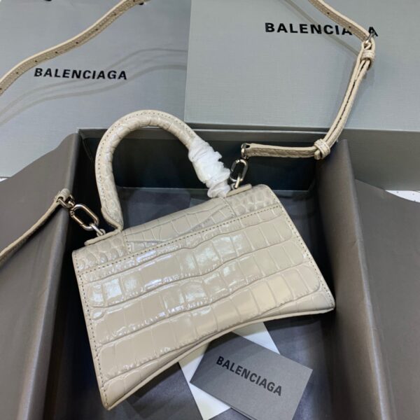 Balenciaga Hourglass XS Handbag In Beige, For Women, Women's Bags 7.4in/19cm