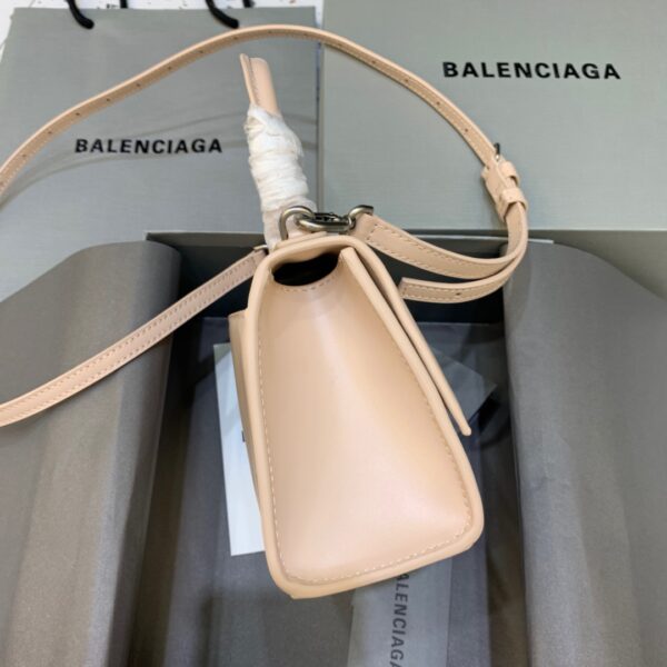 Balenciaga Hourglass XS Handbag In Beige, For Women, Women's Bags 7.4in/19cm