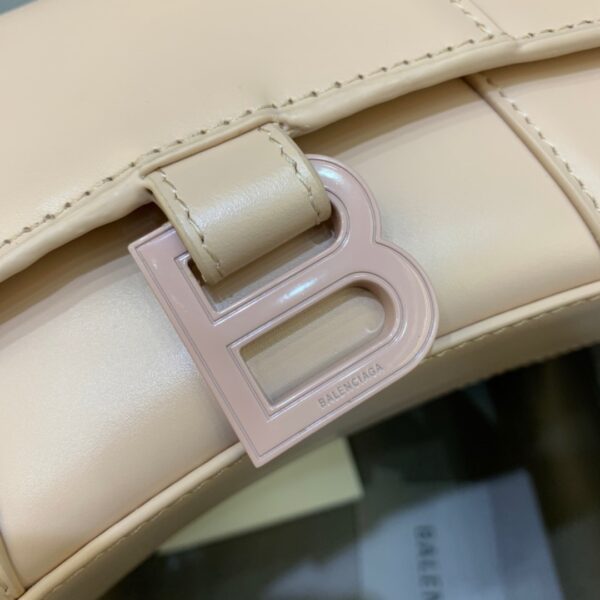 Balenciaga Hourglass XS Handbag In Beige, For Women, Women's Bags 7.4in/19cm