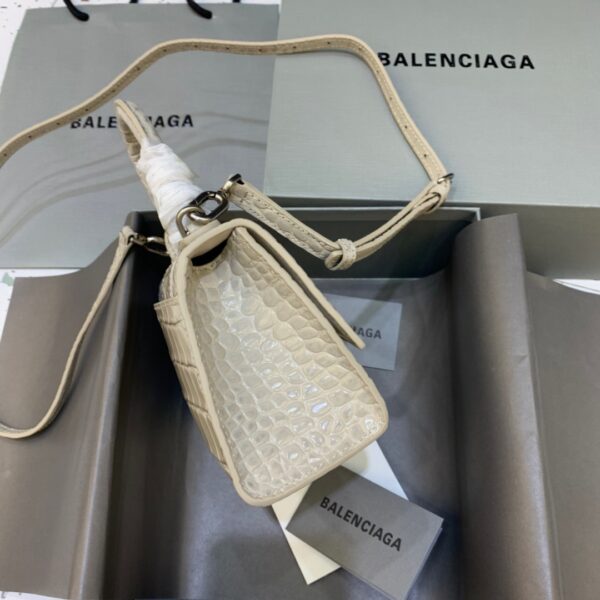 Balenciaga Hourglass XS Handbag In Beige, For Women, Women's Bags 7.4in/19cm
