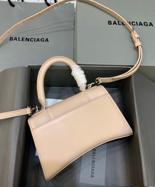 Balenciaga Hourglass XS Handbag In Beige, For Women, Women's Bags 7.4in/19cm