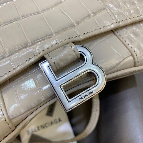 Balenciaga Hourglass XS Handbag In Beige, For Women, Women's Bags 7.4in/19cm