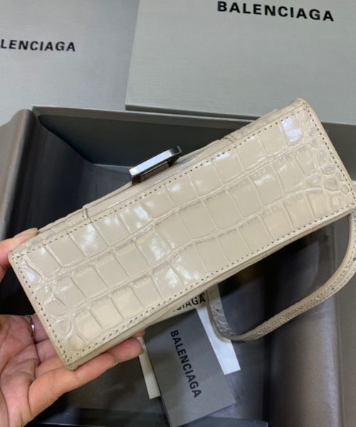 Balenciaga Hourglass XS Handbag In Beige, For Women, Women's Bags 7.4in/19cm