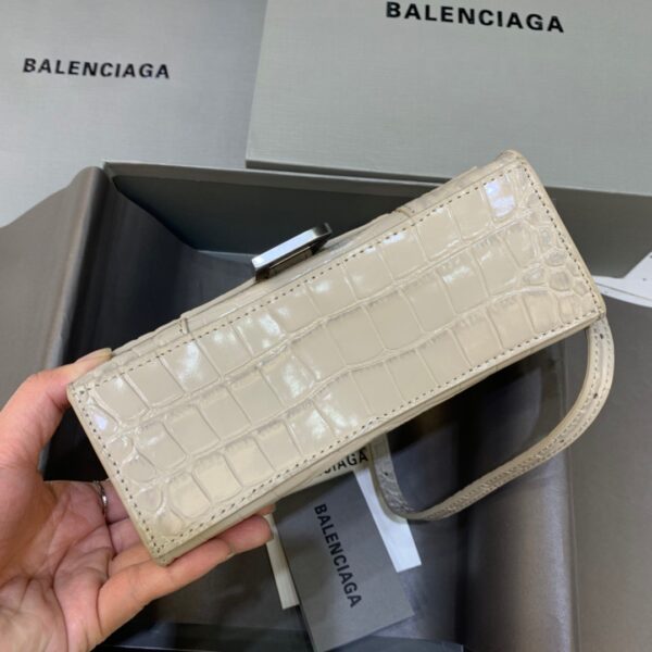 Balenciaga Hourglass XS Handbag In Beige, For Women, Women's Bags 7.4in/19cm