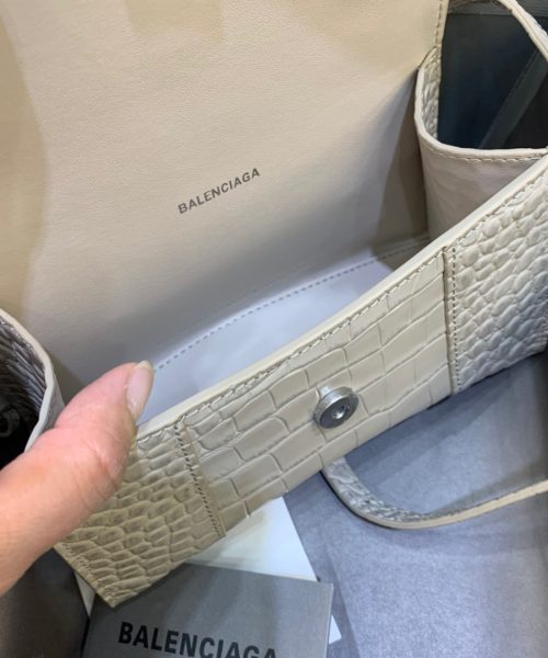 Balenciaga Hourglass XS Handbag In Beige, For Women, Women's Bags 7.4in/19cm