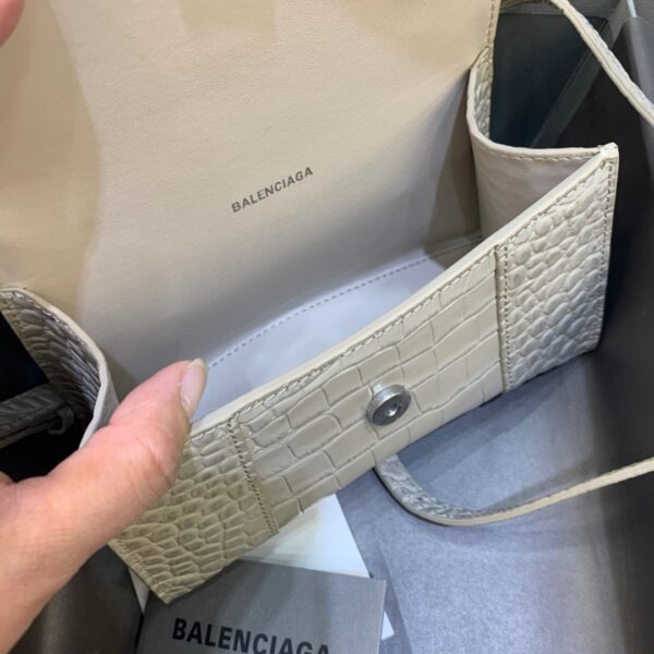 Balenciaga Hourglass XS Handbag In Beige, For Women, Women's Bags 7.4in/19cm
