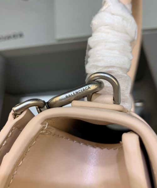 Balenciaga Hourglass XS Handbag In Beige, For Women, Women's Bags 7.4in/19cm