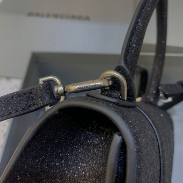 Balenciaga Hourglass XS Handbag In Black, For Women, Women's Bags 7.4in/19cm 5928332102G1000