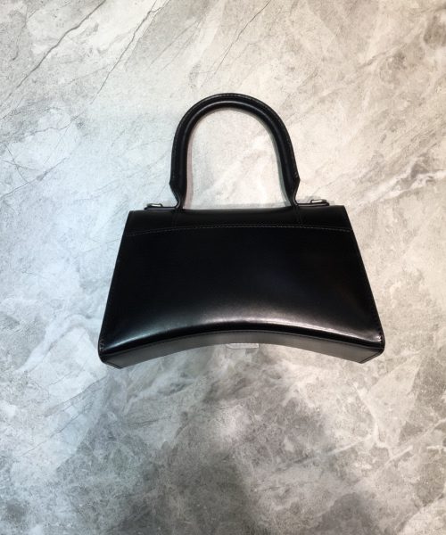 Balenciaga Hourglass XS Handbag In Black, For Women, Women's Bags 7.4in/19cm